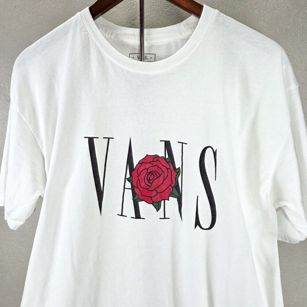 Vans Kyle Walker Classic Rose Signature Skate Graphic Tee Sz XL